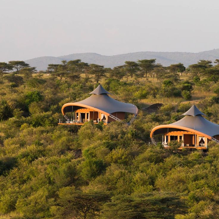 Tented camp accommodation used for school groups